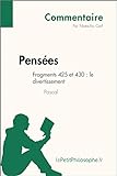 Pensées de Pascal - Fragments 425 et 430 : le divertissement (Commentaire): Comprendre la philosophie avec lePetitPhilosophe.fr (Commentaire philosophique t. 8) (French Edition)