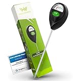 Wendowerk® Boden Feuchtigkeitsmesser für Pflanzen - [Grün/Schwarz] - Ohne Batterien - Verbessertes Feuchtigkeitsmessgerät Pflanzen [2024] – Premium Bodentester