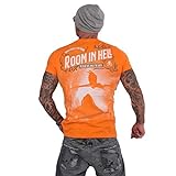Yakuza Herren Room In Hell T-Shirt, Orange Popsicle, M