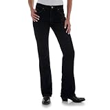 Wrangler Damen Q-Baby Mid Rise Boot Cut Ultimate Riding Jeans - - 17W x 34L