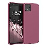 kwmobile Hülle kompatibel mit Google Pixel 4 Hülle - weiches TPU Silikon Case - Cover geeignet für kabelloses Laden - Dark R