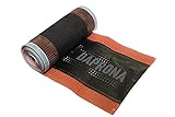 DAPRONA Firstrolle Alu Super-Vent 5m Rot 1 Rolle - 320mm, Firstband, Gratrolle, Rollfirst, Dachabdichtung