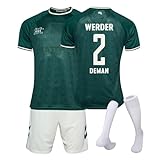 SV Werder Bremen Fußball Trikot，23/24 Fußball Trikots Shorts Und Socken Anzug für Kinder/Erwachsene, Werder Bremen Fussball Jersey Trainingsanzug Herren Jungen