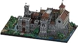 Modular Haus Bausteine 112744Teile MOC Complete Medieval Castle Nano-Mikro-Bausteine Mini-Konstruktionsspielzeug-Set Spielzeug Lernspielzeug Geschenk Für Erwachsene Kompatibel Mit Lego