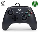 PowerA Wired Controller For Xbox Series X|S - Black, Gamepad, Wired Video Game Controller, Gaming Controller, Works with Xbox One (Xbox Series X), Schwarz