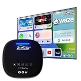 MMB MAX 3.0 Wireless CarPlay Adapter 2023 Multimedia Videobox Mit HDMI Ausgang, The Magic Ai Box, Android 10 System Online YouTube/Netflix/Google Play Dongle, 8+128 GB, 4G Band und Android Auto