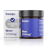 Zertifizierte NMN Kapseln von Innoju - Nicotinamid Mononucleotide hochdosiert 250mg pro Kapsel (60 Kapseln) - NMN Supplement Vorläufer von NAD – Nahrungsergänzungsmittel abgefüllt in Deutschland