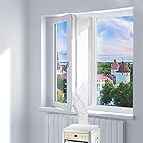 Blinngo Fensterabdichtung Für mobile Klimageräte und Abluft-Wäschetrockner 400cm Universal Window Seal for Portable Air Conditioner