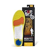 CURREX RunPro Sohle – Entdecke Deine Einlage für eine neue Dimension des Laufens, Dynamische Einlegesohle, Gelb- Med Profile Gr.- EU 42-44/ L