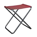 Westfield Kobold 2-in-1 faltbar Camping Hocker mit Abnehmbarer Tischplatte Rot Textil