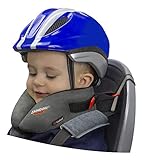 SANDINI SleepFix® Kids Bike – Kinder Schlafkissen/Nackenkissen mit Stützfunktion, Temperaturausgleich – Kindersitz-Zubehör für Fahrrad und Fahrradanhänger – Verhindert Abkippen des Kopfes im Schlaf