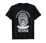 Toni Geschenk Name Löwe T-Shirt