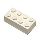 LEGO 20 Bausteine 2 x 4 Weiß