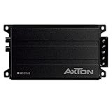 AXTON A1250 – Ultra kompakter digitaler Mono Verstärker für Autos und Reisemobile, Mini 1-Kanal Bass Endstufe mit High-Level Eingang, Class-D Amp, 2 Ohm stabil, 1 x 150 Watt