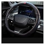 Lenkradschutz Auto Für C&hery Für T&IGGO 8 Plus Für T&IGGO 7 Für Arizer 5 Pro Für T&IGGO 3X 5X D Typ Lenkung-Rad Auto Lenkrad Abdeckung Wrap Lenkradschoner(1)