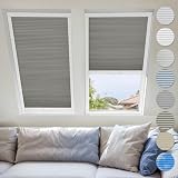 Verdunkelungsrollo für Dachfenster, Wabenmuster, einfache Installation, für Dachfenster, Sonnenraum, Fenster, Dunkelg