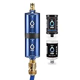 Alb Filter® FUSION Active+Nano Trinkwasserfilter gegen Schadstoffe und Keime | Mobil GEKA Anschluss-Set | Blau