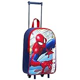 Marvel Spiderman Trolley Handgepäck Koffer, Kinder Koffer Handgepäck Tasche