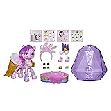 My Little Pony: A New Generation Kristall-Abenteuer Princess Petals, 7,5 cm großes pinkfarbenes Pony, Accessoires, Freundschaftsarmband
