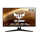ASUS TUF Gaming VG289Q1A | 28 Zoll UHD 4K Monitor | 60 Hz, 5ms GtG, FreeSync, HDR 10 | IPS Panel, 16:9, 3840x2160, DisplayPort, HDMI, schwarz