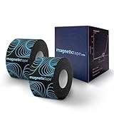 Magnetic Tape® (2er-Pack) 5 x 5 cm, elastische Bandage mit magnetischen Nanopartikeln, Kinesiotape, neuromuskuläre Bandage, Kinesiology Tape, Sport Tape