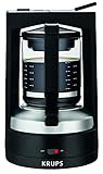 Krups KM4689 Filterkaffeemaschine T8 | 850 Watt | Automatische Abschaltung | 8-12 Tassen | Beleuchteter Ein-/ Ausschalter | Schwarz