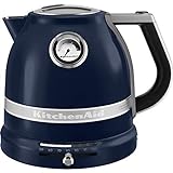 KitchenAid Wasserkocher Mit Temperatureinstellung 1,5l Artisan 5KEK1522EIB Ink Schwarz