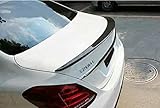 Passend für W213 Spoiler 2016-2018 Mercedes-Benz W213 YC E-Klasse E200 E260 Spoiler ABS Kunststoff Auto Heckflügel Farbe Heckspoiler, Auto Robber Wing Lip Spoiler Strips (Co.