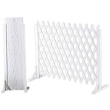 GONCBKVN Einziehbarer Holzzaun-Pflanzenschutz für Haus, Hof, Garten, Freistehende Holztrennwand Dekorative, Sichtschutzzaun (Color : White, Size : 90x160cm)