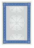 SIGEL DP490 Motiv-Papier, Wertpapier blau, 185 g, DIN A4, 20 Blatt