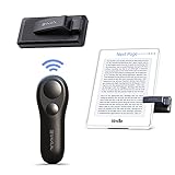 SK SYUKUYU RF Fernbedienung Seitenwenden zum Lesen auf Tolino,Kobo,Page Turner Umblättern for iPad/iPhone/Android Tablets, Ferngesteuerter for Kamera Videoaufzeichnung(Schwarz)
