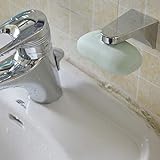 XATIHLIS Magnetische Seife-Halter-Behälter-Zufuhr der Wand befestigten Seifenhalter for Badezimmer Produkt Dusche Lagerung Seifenschale Badetuchregal Organizer (Color : Silber, Size : Kostenlos)