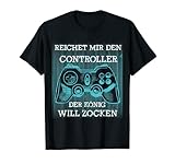 Reichet mir den Controller der König will Zocken. Gaming T-Shirt