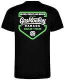Gas Monkey Garage T-Shirt Green Shield Black-M