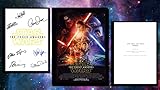 Star Wars The Force Awakens Filmskript, Drehbuch, mit Autogramm, Druck und Filmposter, für Männer und Frauen, signiertes Bild