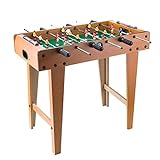 YQTXDS Tischfußball Kinder Tischkicker, einfach zu montieren hohe Füße Holzkicker Tischspiel, Arcade (Indoor-Spiele)