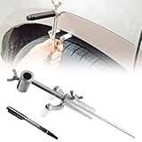 Auto-Blech-Reparatur-Radlauf-Markierung Werkzeug mit Markierstift, Auto Parallel Anreißer Reparatur Rad Augenbrauen Karosserie Markierung Dellen Reparaturwerkzeug, Augenbrauen Zeichen Ripp