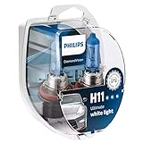 Philips Diamond Vision 5000K H11 Auto-Scheinwerfer-Birnen (Twin Pack von Birnen)