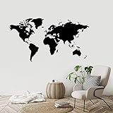 WalSticker DecaWorld Map for House Living RooDecoration Stickers BedrooDecor Wallstickers Wallpaper Mural andere Farbe (E-Mail senden) 30x55cm
