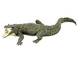 Kunst & Ambiente - Wiener Bronze - Krokodil mit Jungfer - 3-teilig - Bergmann-Stempel - handbemalt - Viennabronze - Tierskulptur - Krokodilfigur
