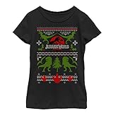 Jurassic World Damen Jw Ugly Sweater T-Shirt, Schwarz, M