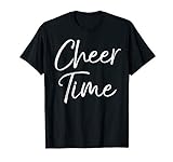 Cute Cheerleading Practice Outfit for Cheerleader Cheer Time T-Shirt