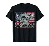 USA-Flagge Adler, Patriotismus, USA, Freiheit T-Shirt