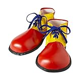 Widmann 9146P - Extra große Clown Schuhe für Erwachsene, Zirkus, Karneval, Mottoparty