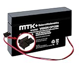 MTK+ Solarrollladen Akku ersetzt Vision CP1208 / 12V 0,8Ah Molex, vor Versand geladen und geprüft
