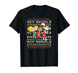 Hey Arnold Christmas Helga Gerald Arnold Ugly Sweater T-Shirt