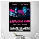 KYASDP Breaking Bad Filme Tv-Serie Kunst Poster Malerei Druck Wohnzimmer Dekoration -50X75 cm Kein Rahmen
