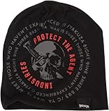 Yakuza Unisex Protect Beanie Mütze, Schwarz, Einheitsgröß