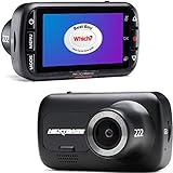 Nextbase 222 – Autokamera Dashcam Auto – Full 1080p/30fps HD Aufzeichnung - 140° Weitwinkel GSensor Parküberwachung Click & GO Mini Discreet Mount - Black