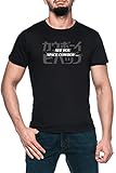 See You Space Cowboy Herren Schwarz T-Shirt Kurzarm Men's Black T-Shirt 4XL